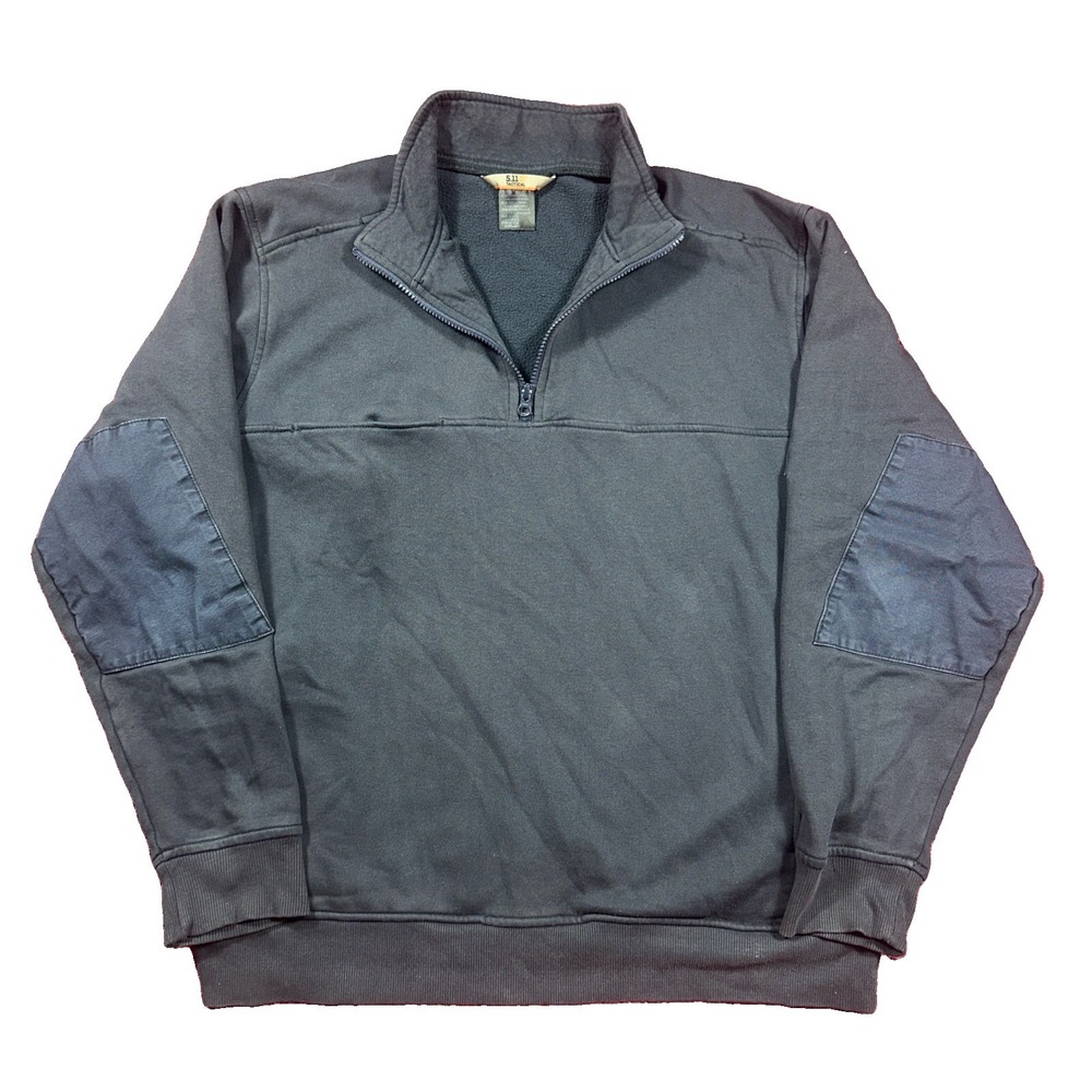 5.11 Tactical Quarter Zip Fleece Pullover Mens XL Navy Workwear